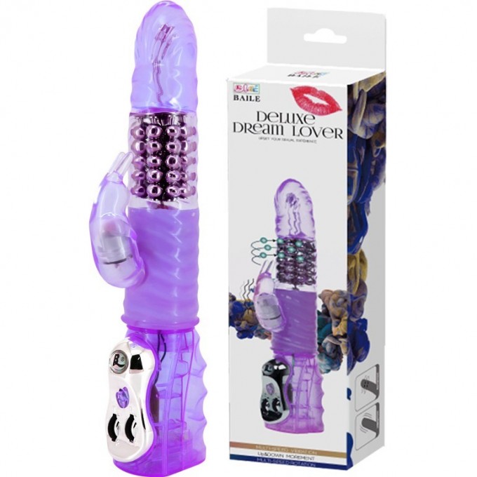 BAILE DELUXE DREAM LOVER вибромассажер-ротатор с клиторальным стимулятором BW-020031-0603