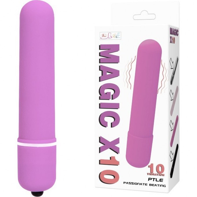 BAILE MAGIC X10 вибромассажер пуля розовая BI-014192-0101S
