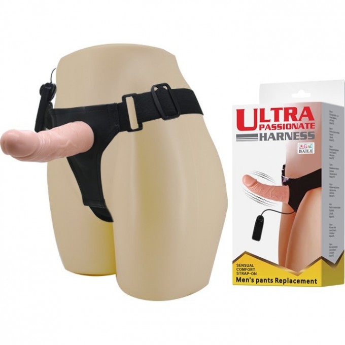 BAILE ULTRA PASSIONATE HARNESS страпон фаллоимитатор реалистик на трусиках ULTRA PASSIONATE HARNESS BW-022048